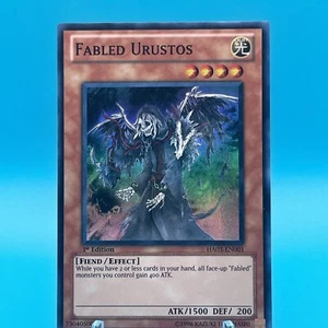 Yu-gi-oh! - Fabled Urustos - HA03-EN001 - 1st Edition - Super Rare - Picture 1 of 10