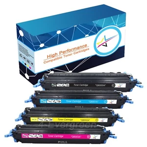 4-pak 2600 do HP Q6000A -3A 124A Zestaw kolorów tonera Laserjet 2600n 2605dn 2605dtn - Zdjęcie 1 z 2