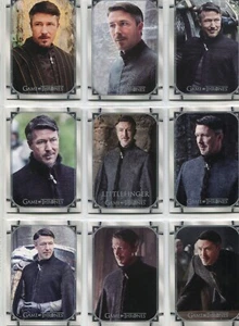 2021 Game of Thrones Iron Anniversary Series 1 Littlefinger 9 card set - Picture 1 of 2