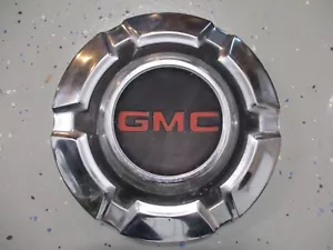 1967 - 1974 GMC 1/2 Ton PICKUP TRUCK Dog Dish Hub Cap Black Center 10" - Picture 1 of 5