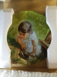 Donald Zolan Plate Backyard Discovery #1218F 1986 Pemberton & Oaks 7.5" - Picture 1 of 10