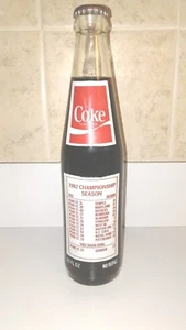 Vintage 1982 Coca Cola Bottle Penn State National Champions 10 oz Unopened - Picture 1 of 3