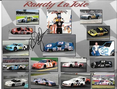 Foto autografiada/firmada de Randy LaJoie NASCAR  Foto 1 de 2