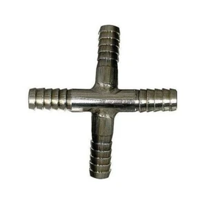CO2 Cross Splitter - 1/4" - Made of 304 Stainless Steel, Ships from USA - Picture 1 of 1