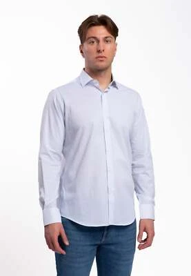 Camicia Uomo Manica Lunga Cotone Microfantasia INGRAM 5T061-30-SLI-C - Immagine 1 di 4