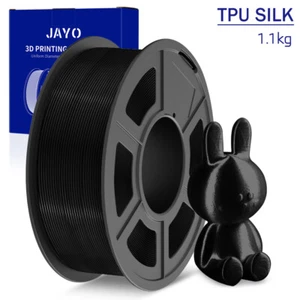JAYO 1,1KG TPU SILK 98A Schwarz 1,75mm 3D Filament Flexibel 3D Drucker Glänzend FDM - Bild 1 von 6