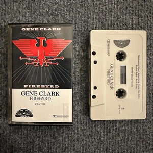 Gene Clark Firebyrd Cassette Tape 1987 Takoma Records Reissue Ex-Byrds Vintage - Picture 1 of 4