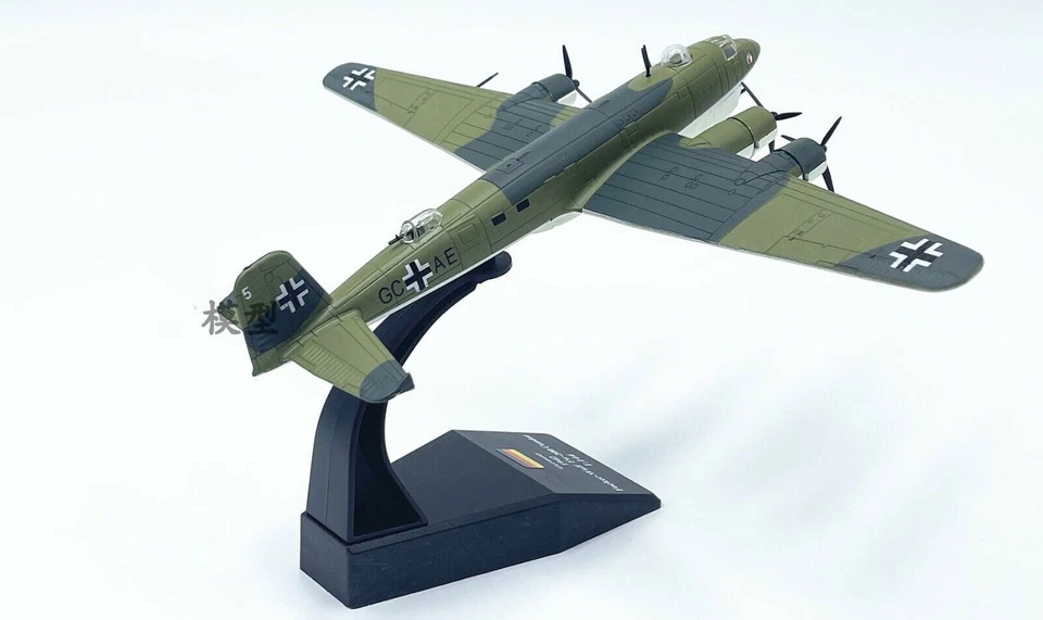 WLTK 1:144 Germany 1942 Focker-Wulf Fw-200 Condor Fighter Diecast Aircraft Model - Image 1 of 4