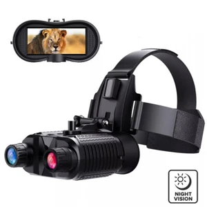 Head-Mounted Night Vision Goggles Rechargeable 1312FT IR Night Vision Binoculars - Picture 1 of 15