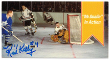 1994 PARKHURST TALL BOYS #165 MR. GOALIE IN ACTION-AUTOGRAPHED by RED KELLY