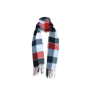 OH! Women Winter Tartan Plaid Scotland Striped Scarves Warm Shawl Wrap Tassel - Picture 1 of 8