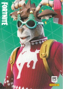 Fortnite Dolph Rentier Navidad Skin tarjeta de colección #77 serie 2 traje raro - Imagen 1 de 2