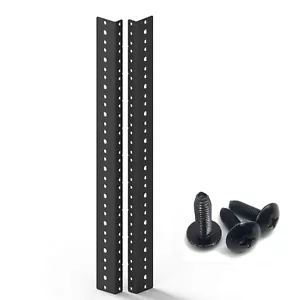 Jingchengmei 10U Steel Rack Rails Kit with Hardware - 2 Pieces (10URR) - Picture 1 of 7