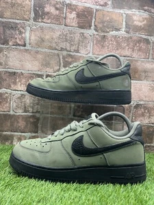 Nike Air Force One Military Green/Black DQ8423-132 UK 6 GS AA4083-012 - Picture 1 of 12