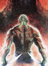 2014 Marvel Guardians of the Galaxy; Jumbo 5x7 Oversized Box Topper G4 Drax