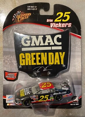 2006 Winners Circle 1/64 Brian Vickers #25 GMAC Green Day - Extremely Rare! - Image 1 of 3