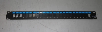 Leviton 49255-H24 QuickPort Patch Panel 24-Port 1RU Black - Image 1 of 2