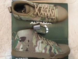New Altama Maritime Mid Multicam Camo Tactical Lace Up Shoe Boots Men 11.5 R - Picture 1 of 5