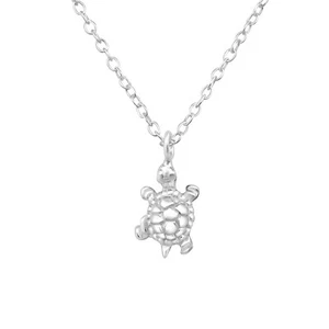 Schildkröte Halskette 925 Silber - Kinder Damen Schmuck Kette Anhänger - Bild 1 von 5
