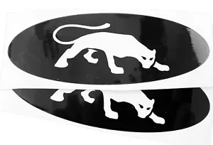 2x Folie 164x63mm Jaguar für Ford 175x69mm Emblem Pflaume viele Modelle - Bild 1 von 5