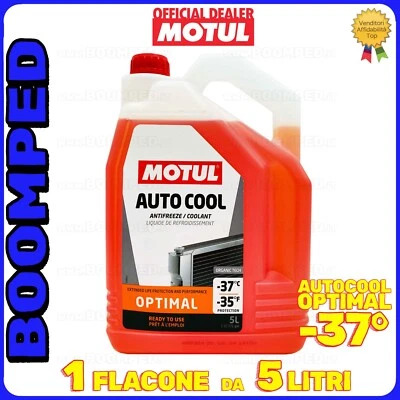 5 LITRI Motul Auto Cool Optimal Liquido Antigelo Rosso Pronto Uso -37°C MO37 - Immagine 1 di 4