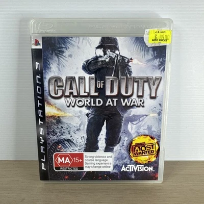 Call Of Duty World At War Sony Playstation PS3 PAL Complete with Manual COD - Image 1 of 4