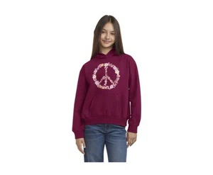 Levi’s Girl’s Fleece Hoodie Raspberry Radiance XS 4/5 - Picture 1 of 3