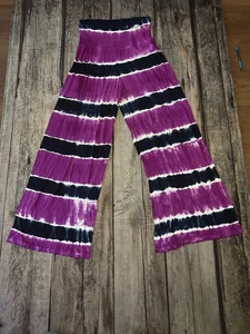 Indien Boutique Batik Hippie Yoga Boho fließend Damen Hose weites Bein kostenlos Gr. S/M - Bild 1 von 6