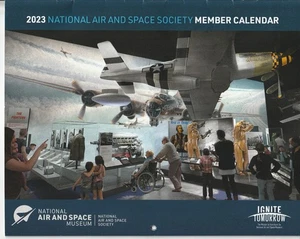 Smithsonian NATIONAL AIR & SPACE MUSEUM ~ 2023 Member's Calendar -- 18 months - Picture 1 of 18
