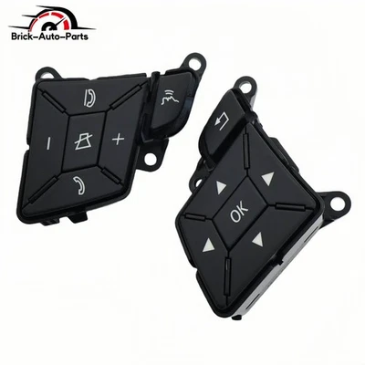 Botón de interruptor de control del volante 2 piezas para Benz W204 X204 W212 2185400162 Foto 1 de 4