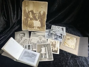 Antikes Vintage Foto Konvolut 18 Kinder, Familie, Hunde, Katzen 1900’s 30’s 40’s - Bild 1 von 9
