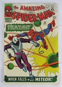 Amazing Spider-Man #36 (1966) 1er saqueador de la Edad de Plata en muy buen estado/buen estado 5,0 Ba525 - Imagen 1 de 4