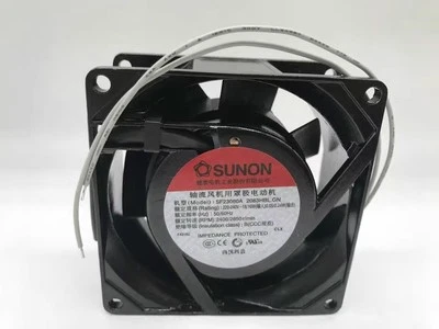 NEW SUNON SF23080A 2083HBL.GN 8038 220-240V 18/16W Cooling Fan - Image 1 of 3