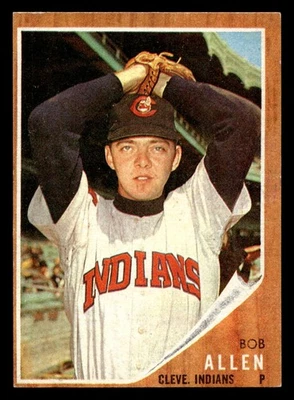 1962 Topps #543 Bob Allen Excellent+ SP Indians ID:471073 - Image 1 of 2