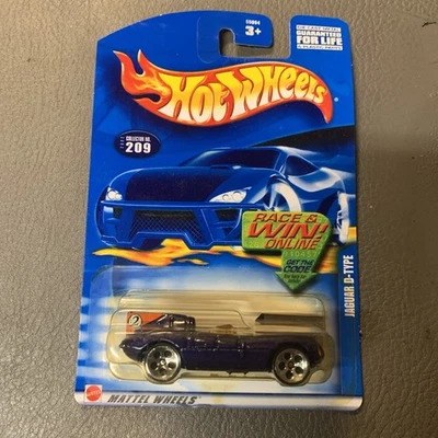 Jaguar D-Type #209 2002 Mainline 55094 púrpura Eclipse Racing #2 5DOT Hot Wheels Foto 1 de 4