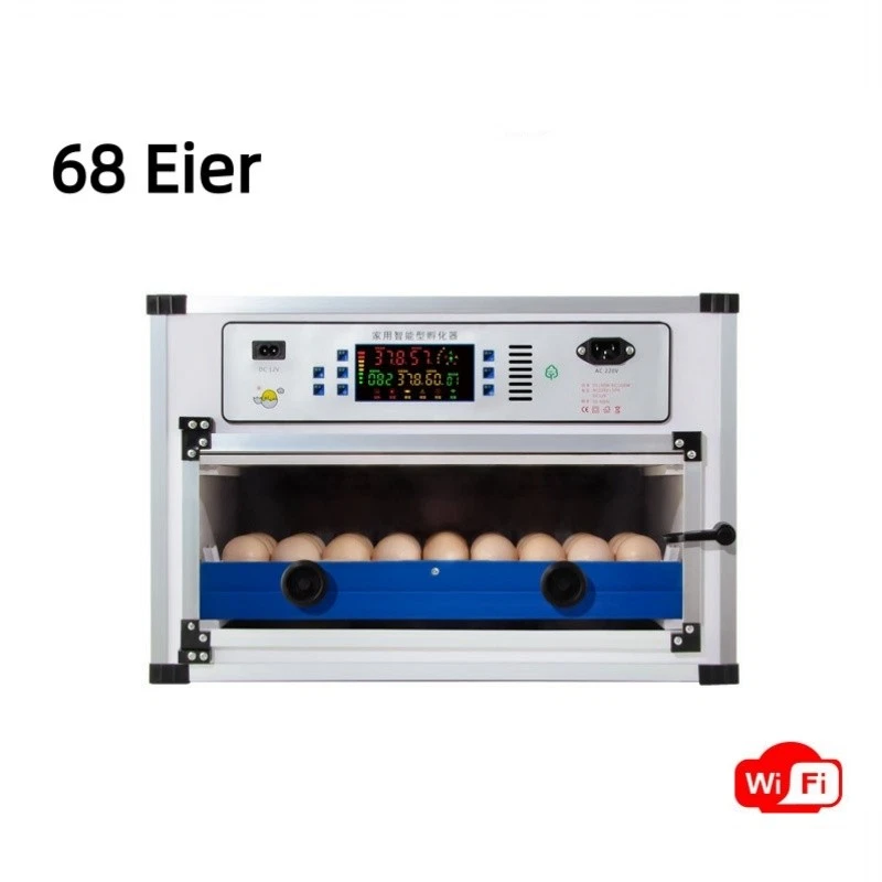 DE Vollautomatische Brutmaschine 68 Eier Inkubator Brutautomat Egg Incubator DEU - Bild 1 von 4