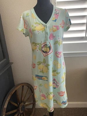 Roupa de dormir Nick & Nora camisola pijama azedo limonada feminino XS Read - Imagem 1 de 4