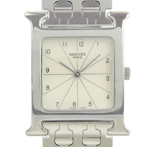 HERMÈS Orologio HERMES Heure H Orologi HH1.510 Argento Quadrante Argento Acciaio Inox Qua...