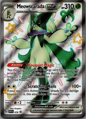 Meowscarada ex Promo SV: Scarlet & Violet Promo Cards 078 NM - Image 1 of 2