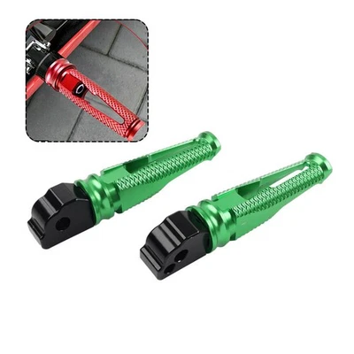 Reposapiés de pasajero trasero verde 2 piezas reposapiés para BMW HP4 S1000RR S1000R Foto 1 de 4