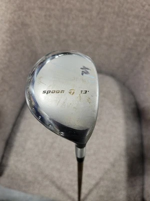 Vintage TaylorMade Tour Spoon 13 Driver HM-40 Tour Gold S-Flex Golf Club RH - Image 1 of 4