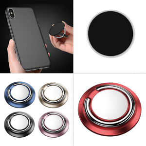 360° Metal Magnetic Finger Ring Stand Car Holder For iPhone Samsung Cell Phone