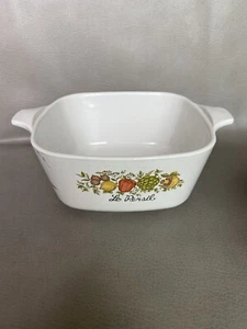 Corning Ware Spice of Life 7x5 1/2x3" 1 1/2 qt loaf pan P-4-B - & P-43-B - Picture 1 of 10