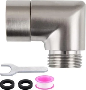 90 Degree Shower Elbow Adapter for Shower HeadHandhold Shower Head Elbow - Picture 1 of 2