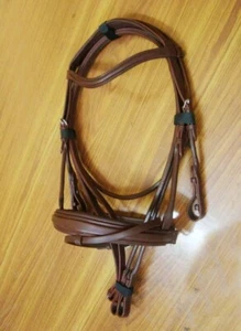 Adams-Tack Rolltrense mit erhöhtem Wellenbrauenband Vielseitigkeitstrense - Bild 1 von 3