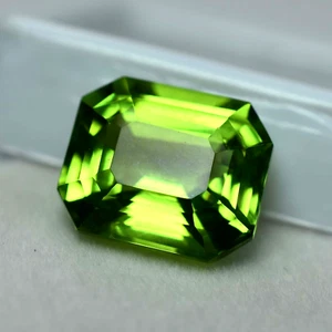 10 quilates+ Piedra Preciosa Suelta Rara Suelta Forma Peridoto Verde Natural ESMERALDA CERTIFICADA EGL - Imagen 1 de 4