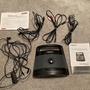 SIMOLIO Wireless TV Speakers for Hard of Hearing, Seniors and Elderly 621D Used - Picture 1 of 14