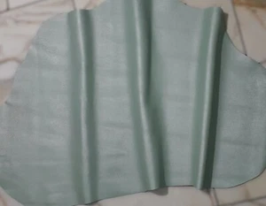 LEDER TIP 39756-FB, Lederreste, 1 Lederhaut 0,8mm, mintgrün nappa - Bild 1 von 2