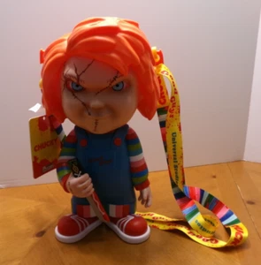 GOOD GUYS CHUCKY UNIVERSAL STUDIOS EXCLUSIVE HHN POPCORN BUCKET STATUE FIGURINE - Picture 1 of 7