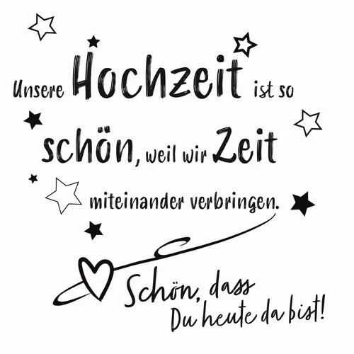 60 Stück Hochzeits-Servietten Mit Brautpaar-Motiv – 33x33 Cm, 2-lagig, Weich & Saugstark